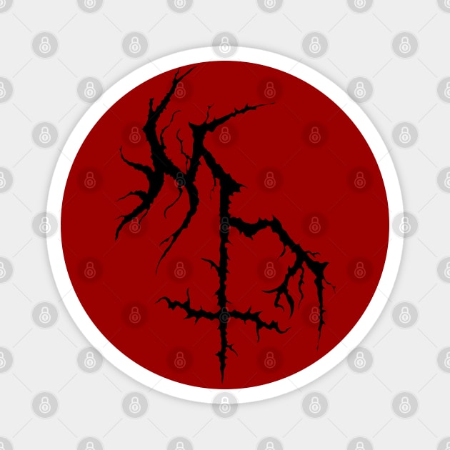 masticis humanis sigil 2 Magnet by Pages Ov Gore